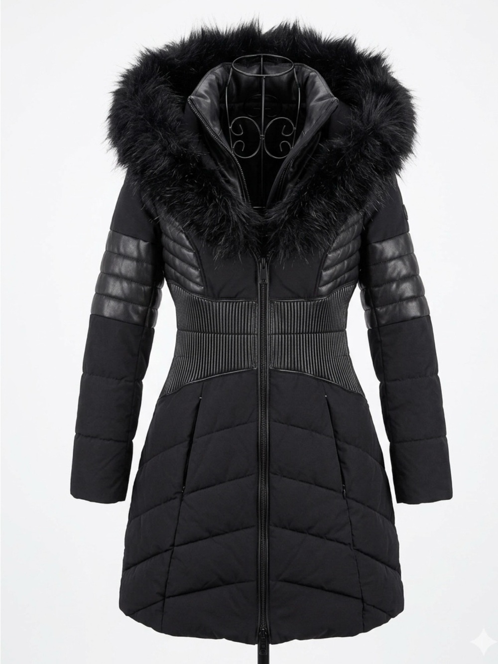 Oxana hooded puffer coat